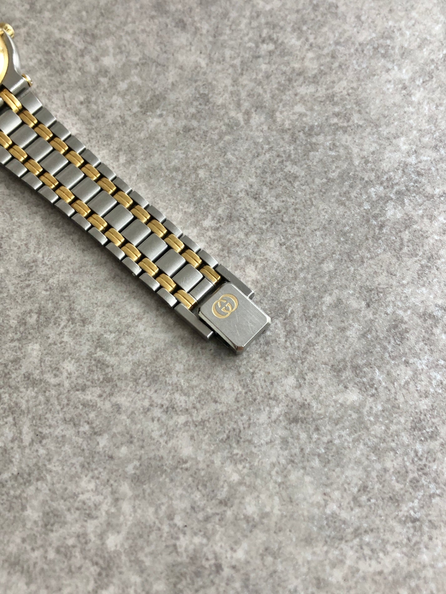 GUCCI Watch Silver×Gold 9000L Vintage r346dk