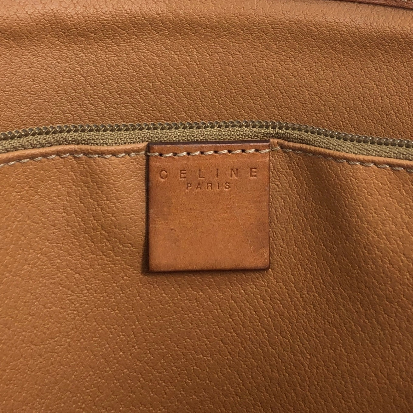 CELINE Macadam Blason Totebag Brown Vintage yvj7zp