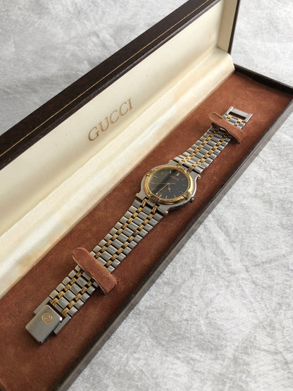 GUCCI Watch Silver 9000M Vintage kyaj5a