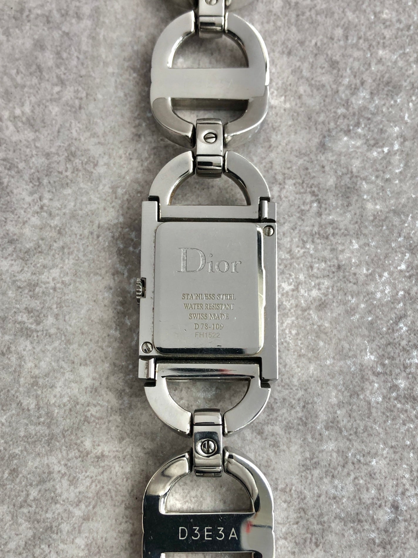 Christian Dior Quartz Watch Silver D78-109 Vintage egd5s2