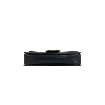 CELINE Horse Carriage Shoulder bag Black Vintage rfmfw6