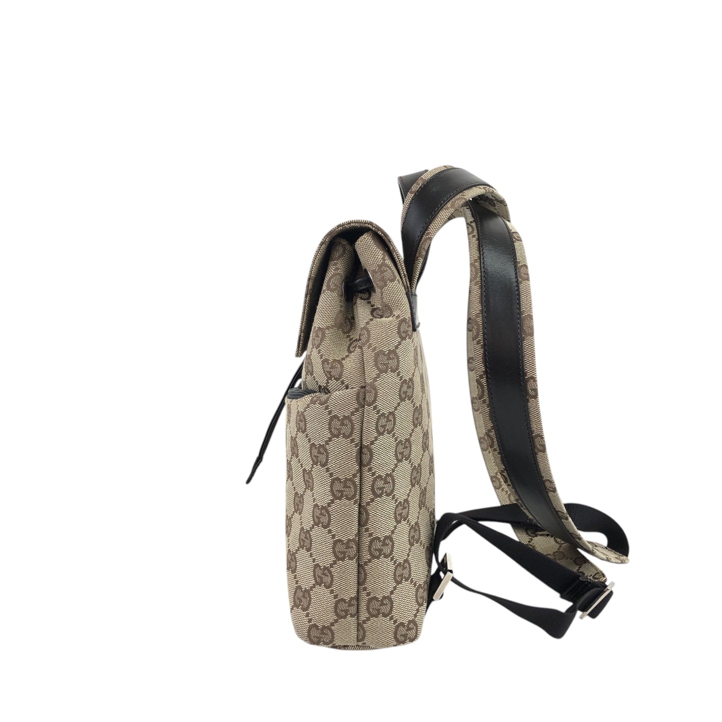 GUCCI GG Canvas Backpack Beige Vintage zj85nr