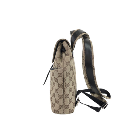 GUCCI GG Canvas Backpack Beige Vintage zj85nr