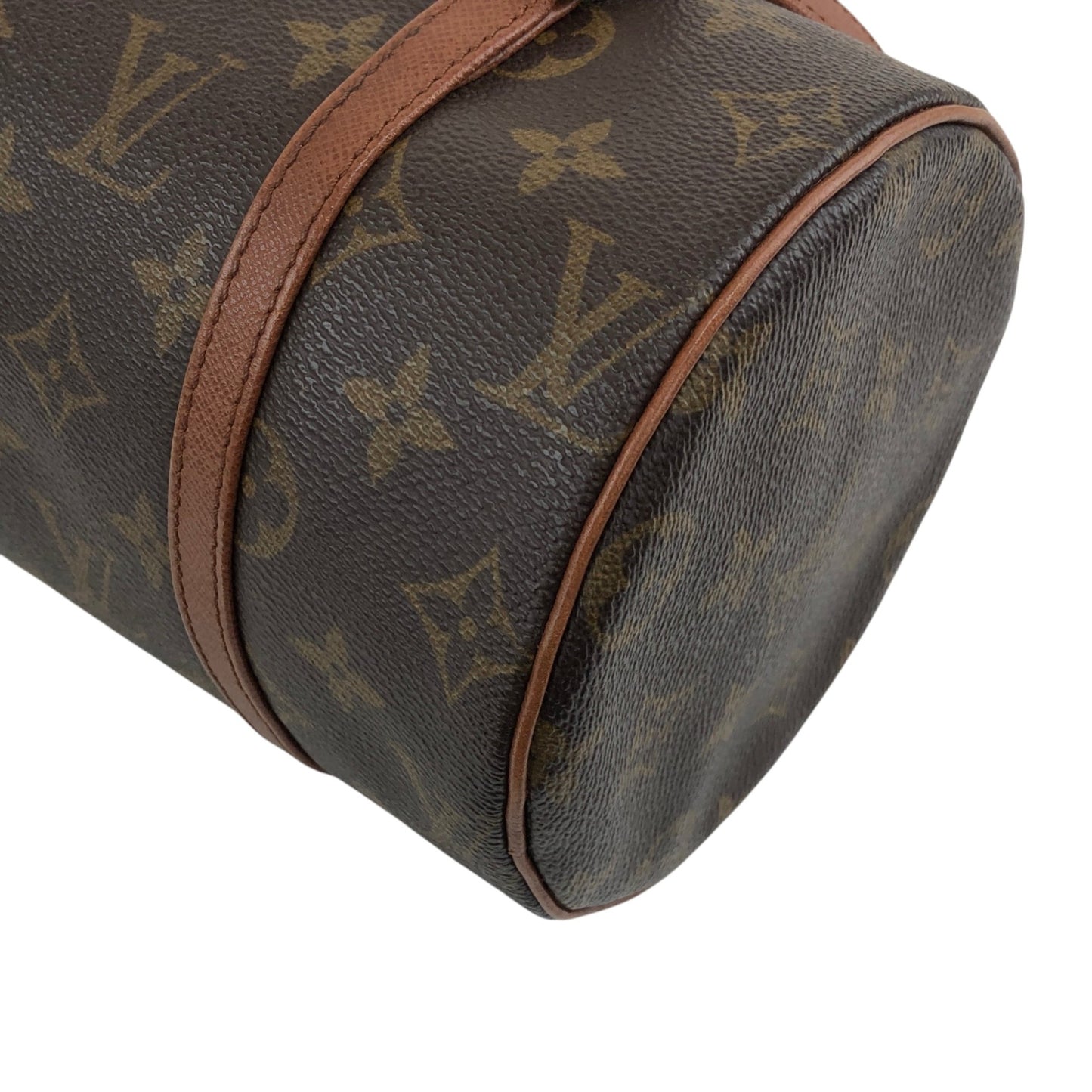 LOUIS VUITTON Monogram Handbag Brown Vintage dekpw7