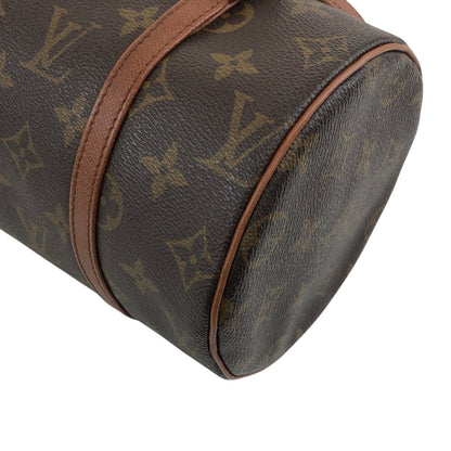 LOUIS VUITTON Monogram Handbag Brown Vintage dekpw7