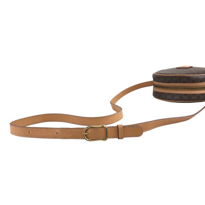 CELINE Macadam Blason Shoulder bag Brown Vintage 6ufdi7