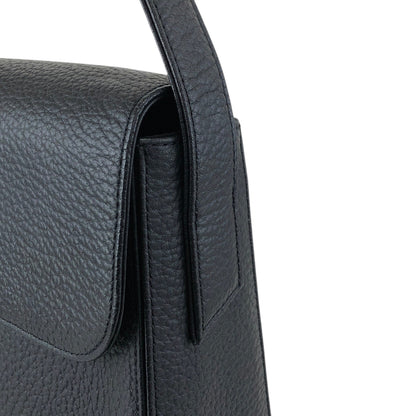 Yves Saint Laurent Logo Shoulder bag Black Vintage vgm3f4