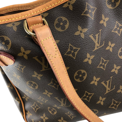 LOUIS VUITTON Monogram Handbag Batignolles Horizontal M51154 Totebag Brown Vintage f7etm4