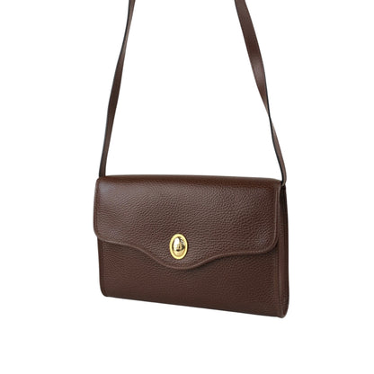Christian Dior CD Logo Shoulder bag Brown Vintage 2gj5be