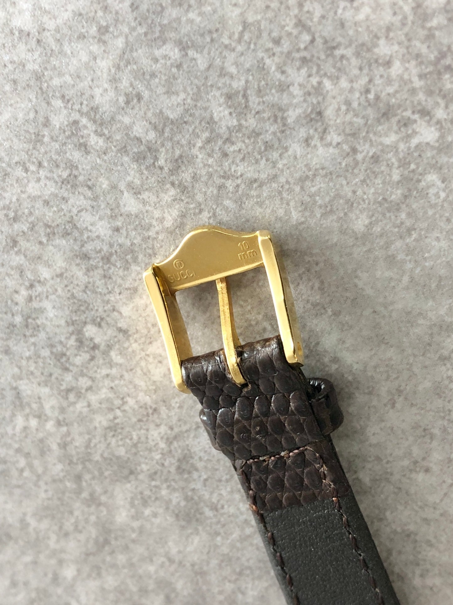 GUCCI Watch Brown Vintage zvytwv