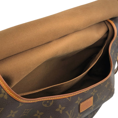 LOUIS VUITTON Monogram Shoulder bag Brown Vintage M42254 j4a4v6