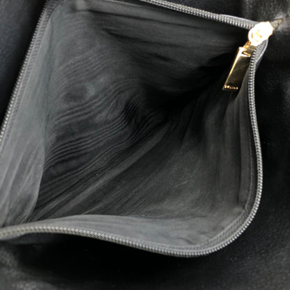 CELINE Macadam Handbag Shoulder bag Black Vintage 66gp7x