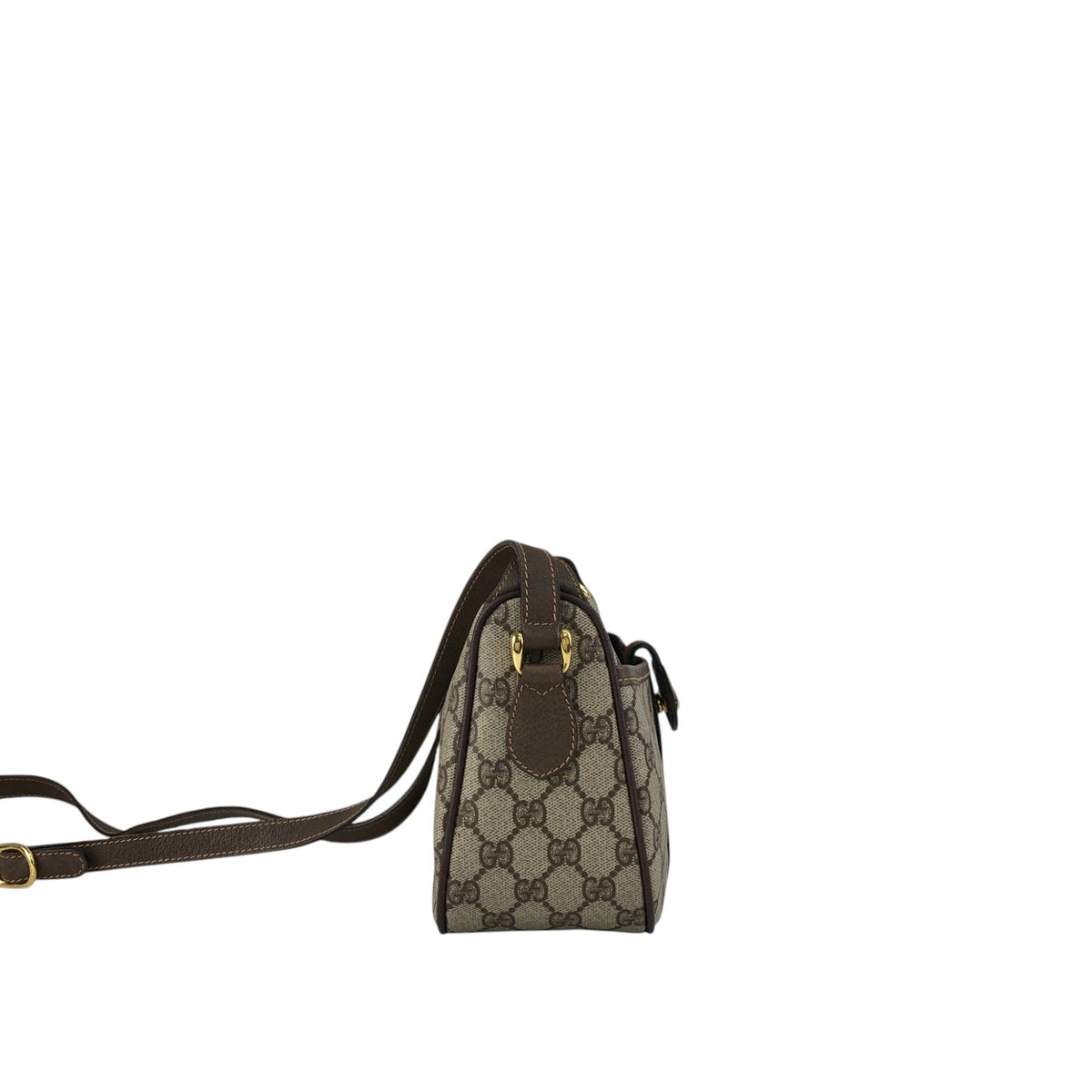 GUCCI Sherry Line Shoulder bag Beige Vintage h47gp3