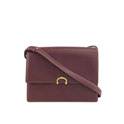 Cartier Shoulder bag Bordeaux Vintage r8tpmr