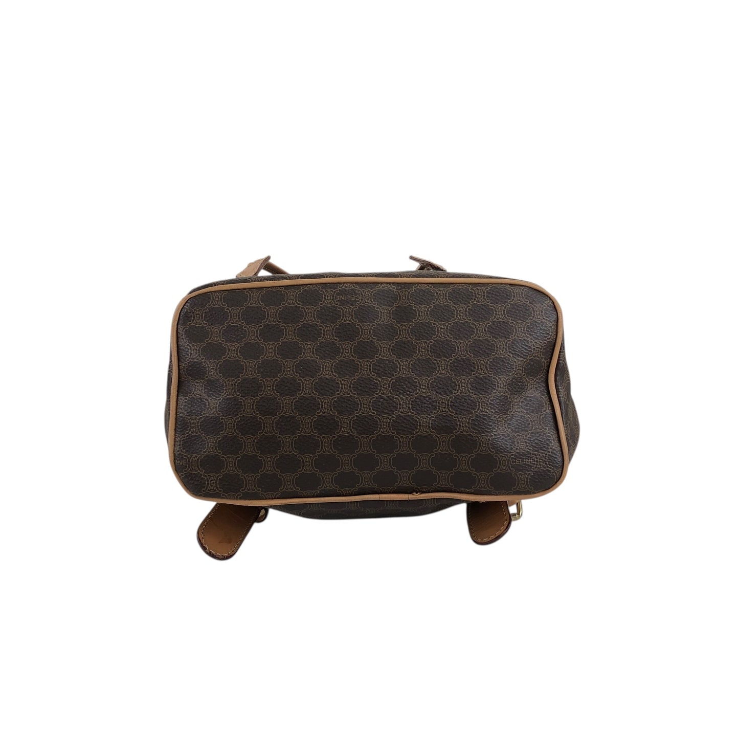 CELINE Macadam Gancini Backpack Brown Vintage mf5k3j