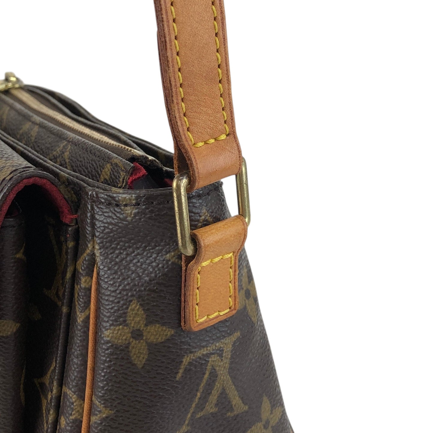 LOUIS VUITTON Monogram Shoulder bag Brown Viva-Cité PM M51165 Vintage h8pdry