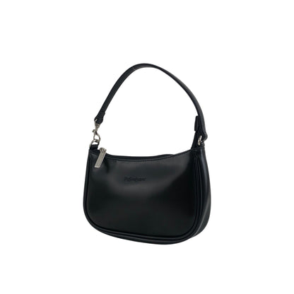 Yves Saint Laurent Logo Small Handbag Black Vintage bva8kv