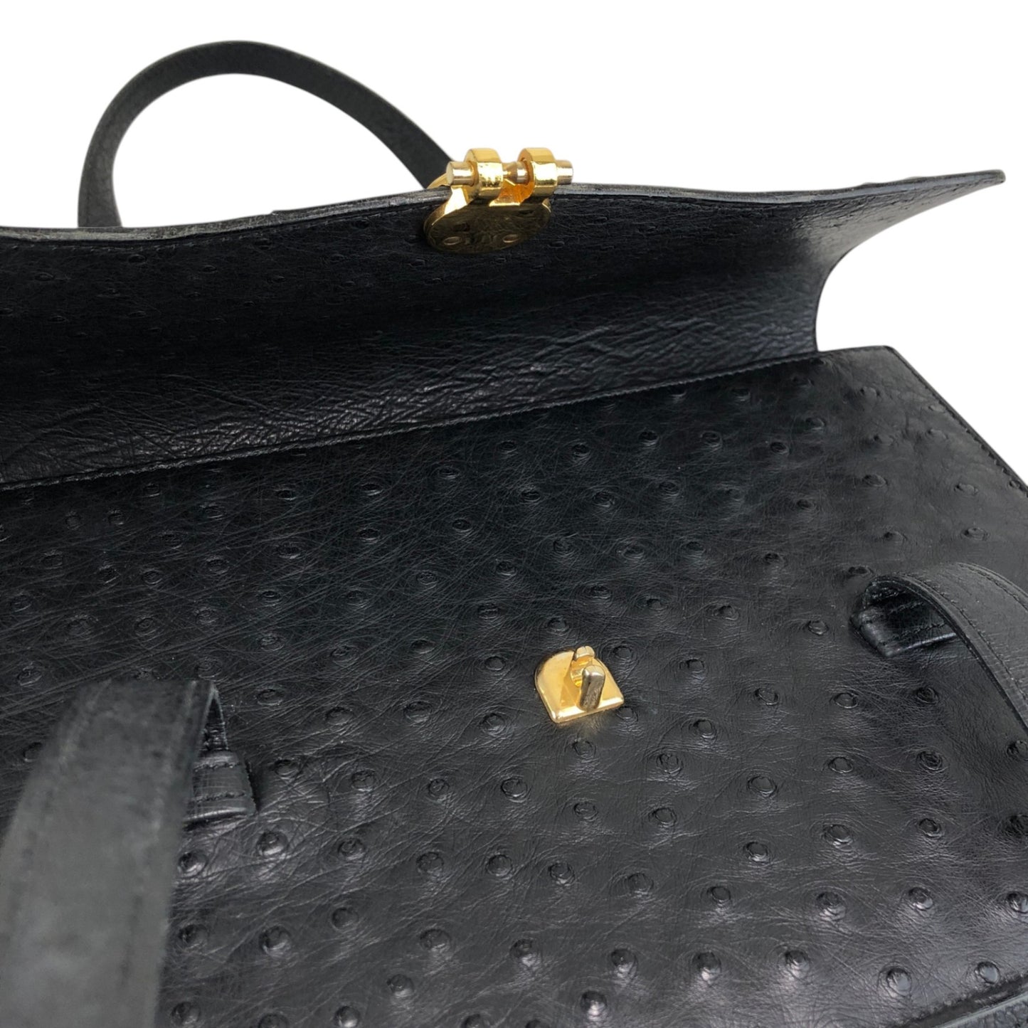 Christian Dior Handbag Black Vintage 4keybj
