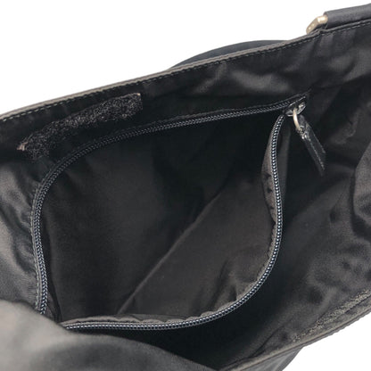 PRADA Triangle Logo Shoulder bag Black Vintage guaygz