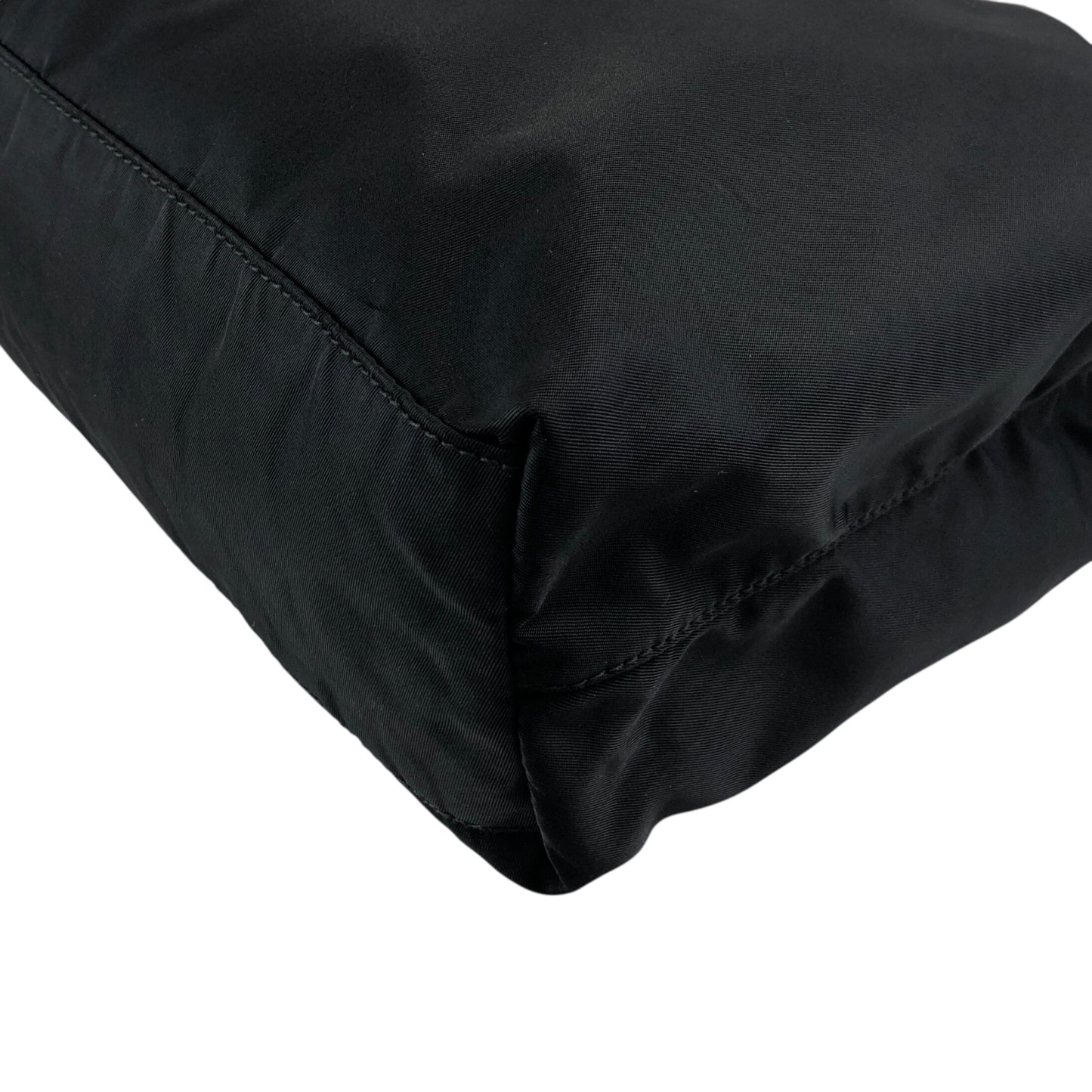 PRADA Tessuto Triangle Logo Totebag Black Vintage xp2biu