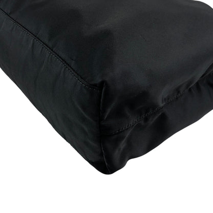 PRADA Tessuto Triangle Logo Totebag Black Vintage xp2biu