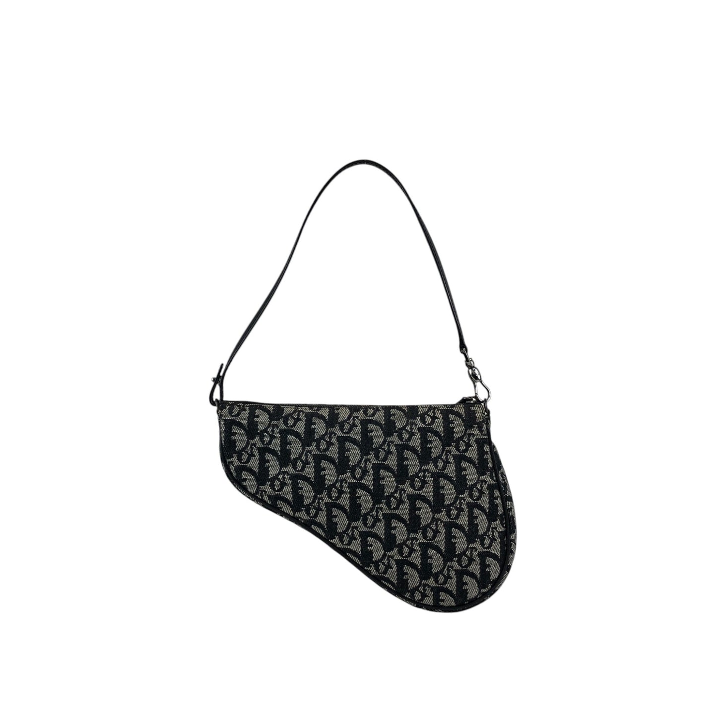 Christian Dior Trotter Shoulder bag Black Vintage rnufs3