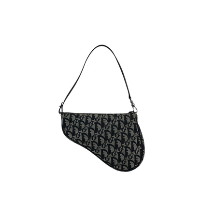 Christian Dior Trotter Shoulder bag Black Vintage rnufs3