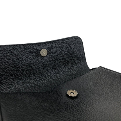 Yves Saint Laurent Logo  Shoulder bag Black Vintage ex2z8n