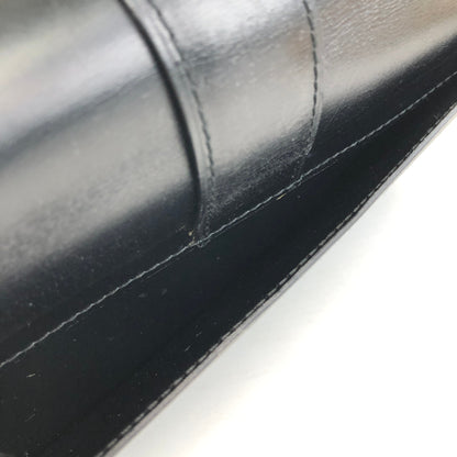 CELINE Horse Bit Top Handle Handbag Black Vintage 68wnsk