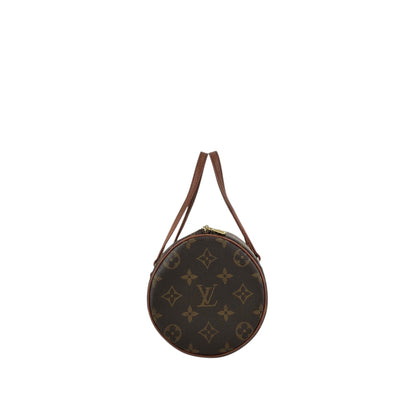 LOUIS VUITTON Monogram Handbag Brown M51366 Vintage ccsv2b