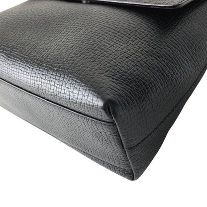 LOEWE Logo Embossed Handbag Shoulder bag Black Vintage rpd54b