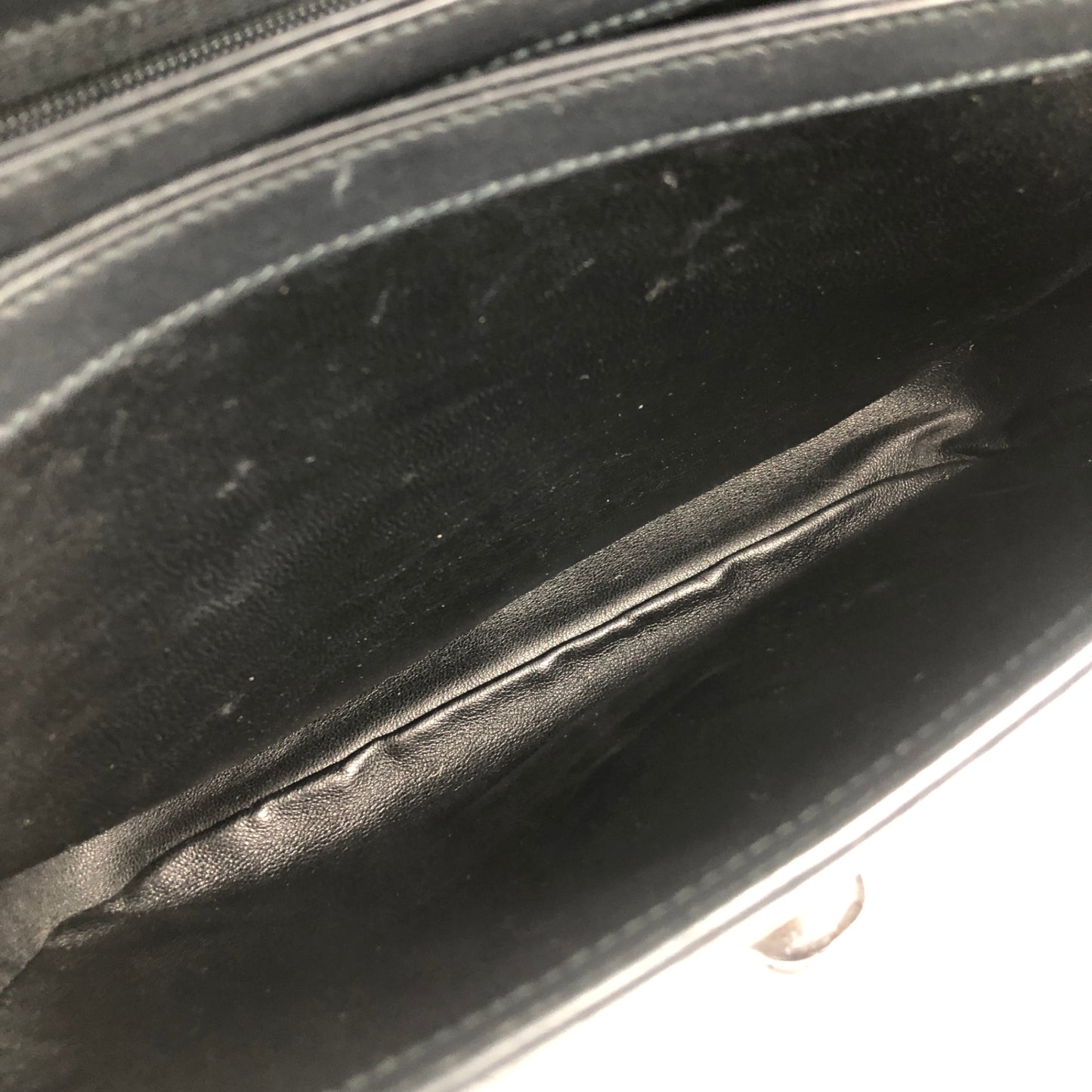 GUCCI Bamboo Turn Lock  Shoulder bag Black Vintage hksc78