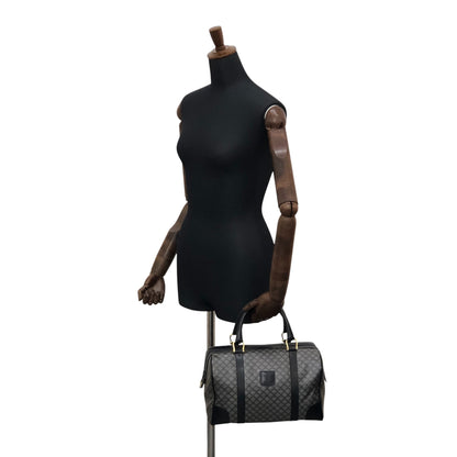 CELINE Macadam Blason Boston bag Navy Vintage scyzx6