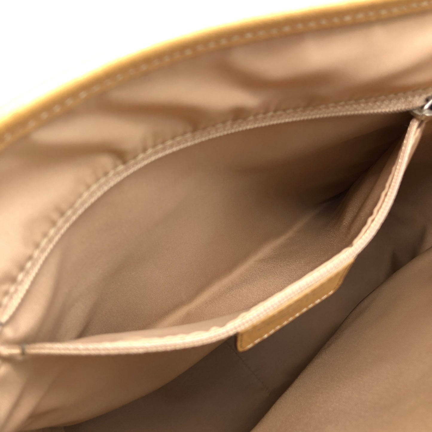 Christian Dior Trotter Handbag Totebag Beige Vintage tniizt