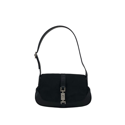 GUCCI Jackie Shoulder bag Black Vintage ja48kk