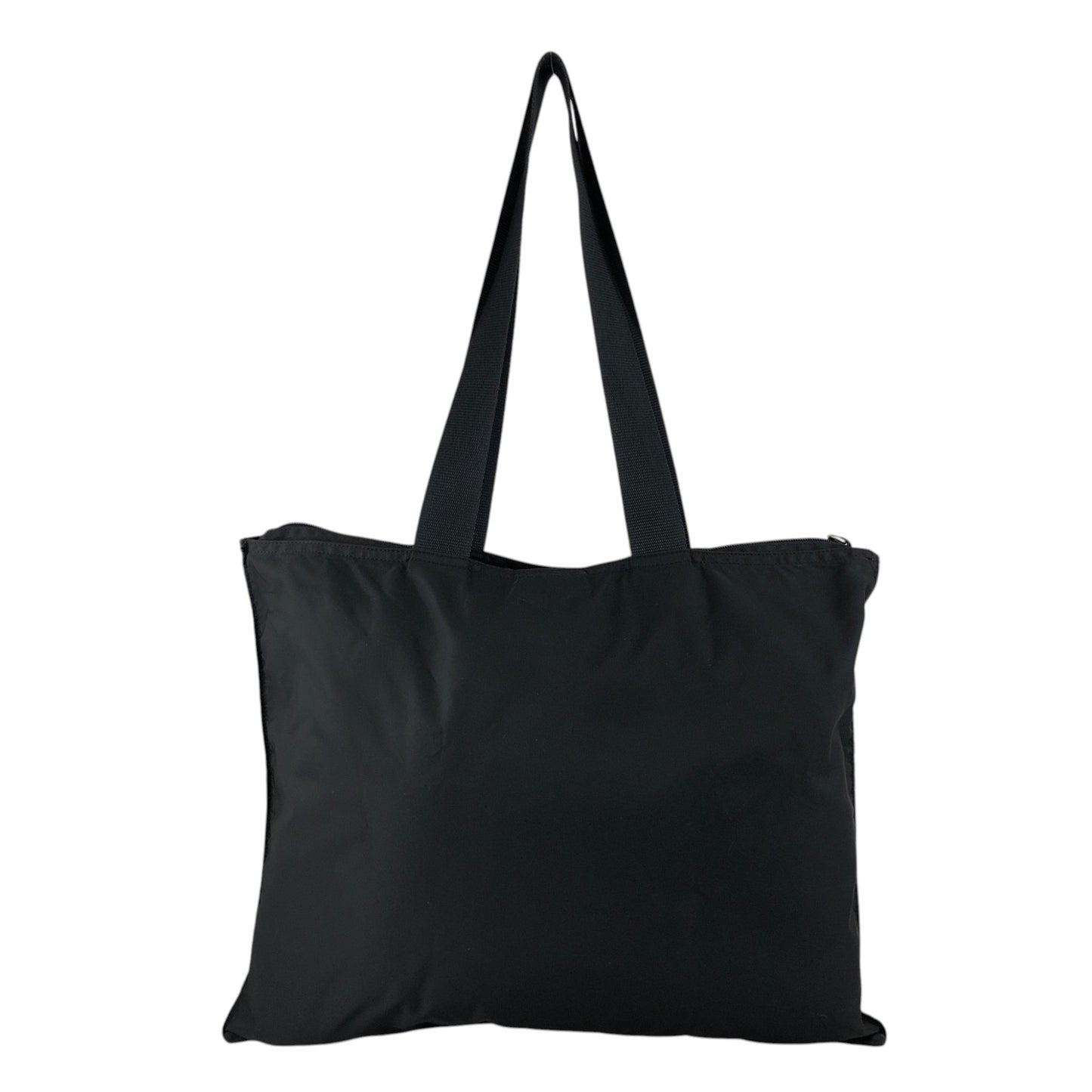 PRADA Tessuto Triangle Logo Handbag Totebag Black Vintage 6e4zku