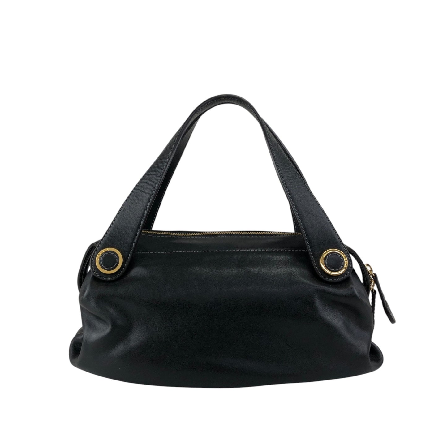 LOEWE Anagram Handbag Black Vintage x7a23e