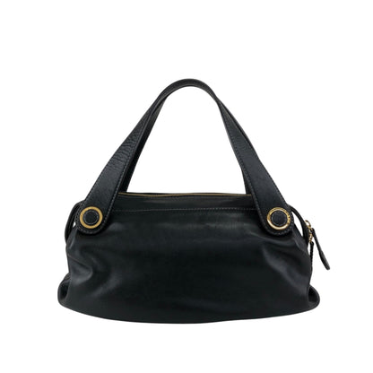 LOEWE Anagram Handbag Black Vintage x7a23e