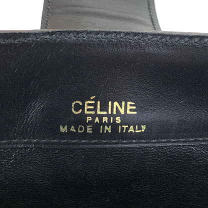 CELINE Triomphe Shoulder bag Black Vintage 5bs5ri
