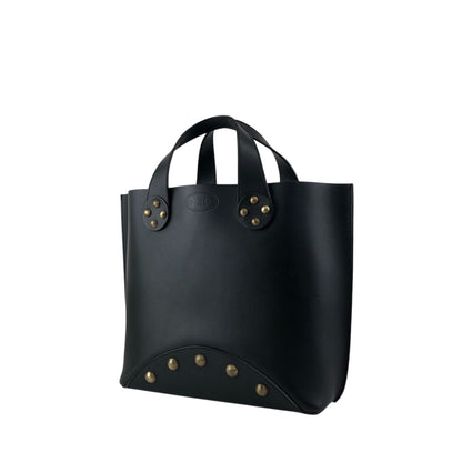 CELINE Blason Handbag Black Vintage rg3vnu