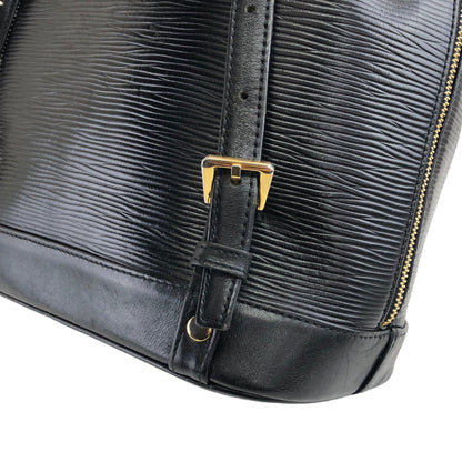 VALENTINO GARAVANI Logo Leather Backpack Black Vintage g8ncyv