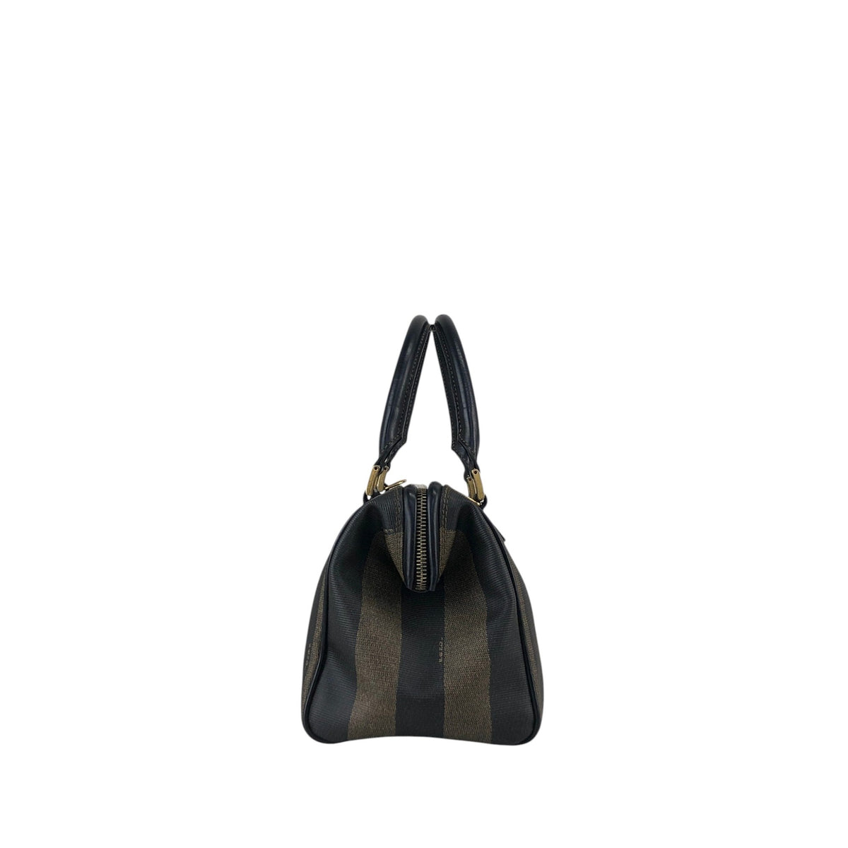 FENDI Pecan Two-way Small Boston bag Shoulder bag Black Vintage 3d83yd