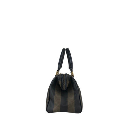 FENDI Pecan Two-way Small Boston bag Shoulder bag Black Vintage 3d83yd