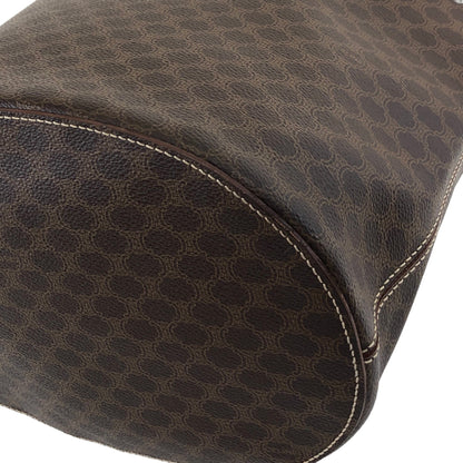 CELINE Macadam Blason Handbag Totebag Brown Vintage ui3dbx