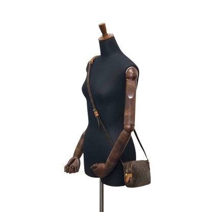 LOUIS VUITTON Monogram Shoulder bag Brown Vintage u4jnak