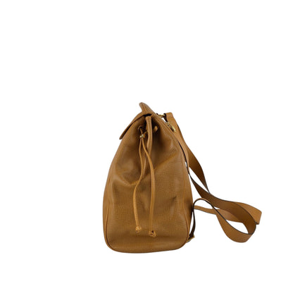 Christian Dior CD Logo Backpack Brown Vintage 43i8tp