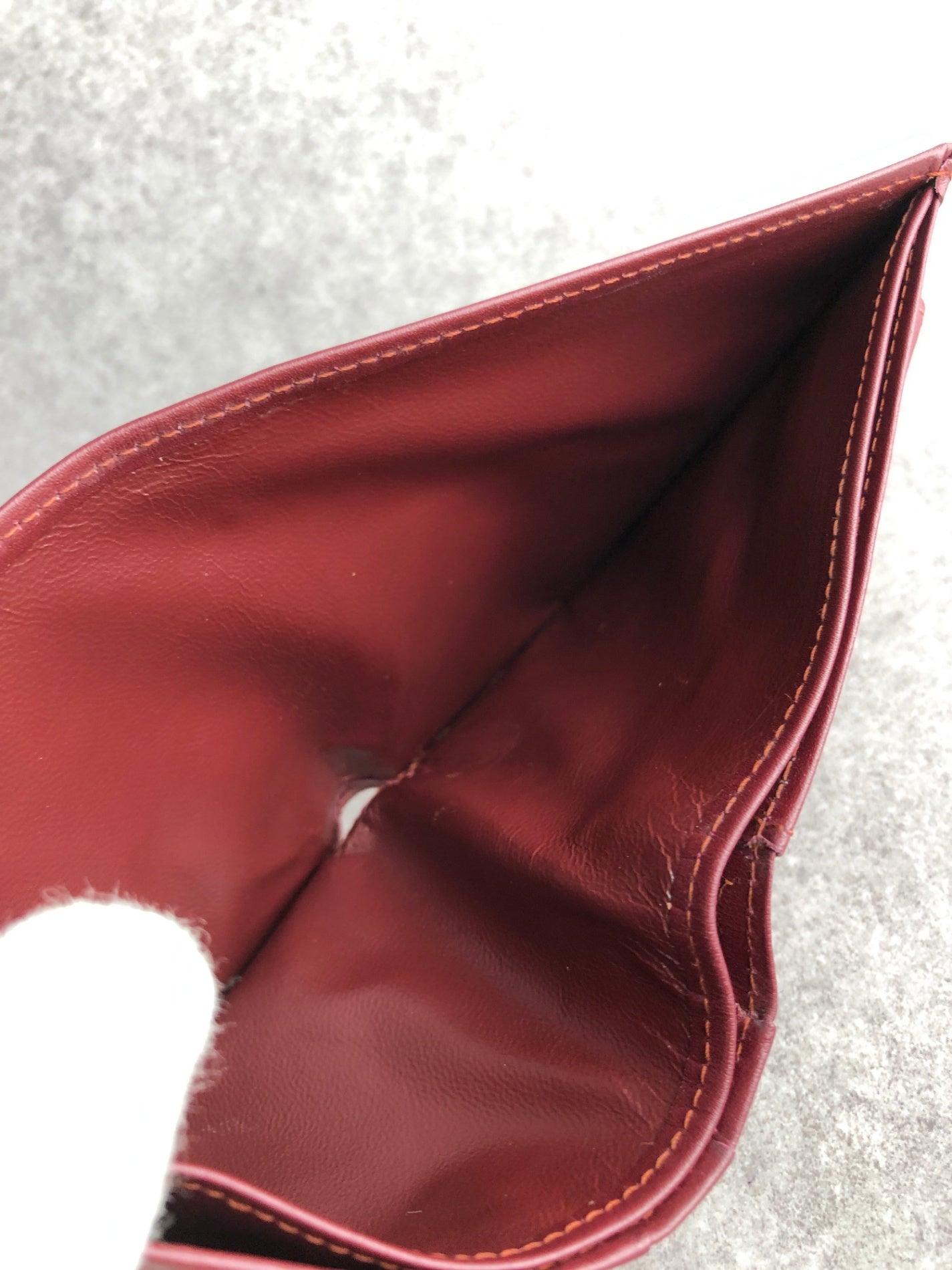 Cartier Folded Wallet Bordeaux Vintage ustkxg