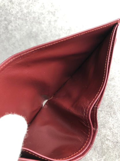Cartier Folded Wallet Bordeaux Vintage ustkxg