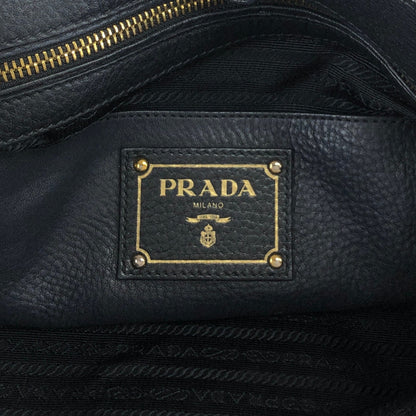 PRADA Logo Totebag Black Vintage fpj5iw