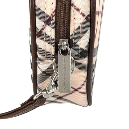 BURBERRY Check Small Handbag Beige Vintage t7rvr4